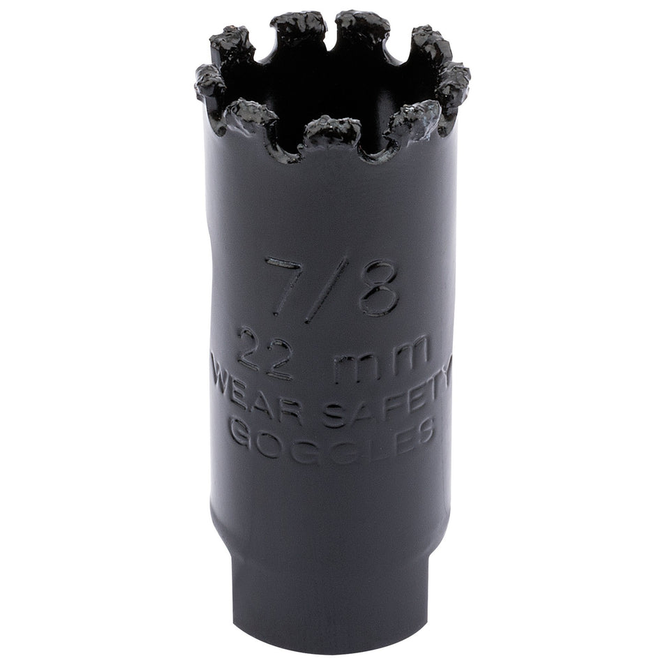 DRAPER Expert 22mm Tungsten Carbide Grit Hole Saw: Model No.TCGHSP