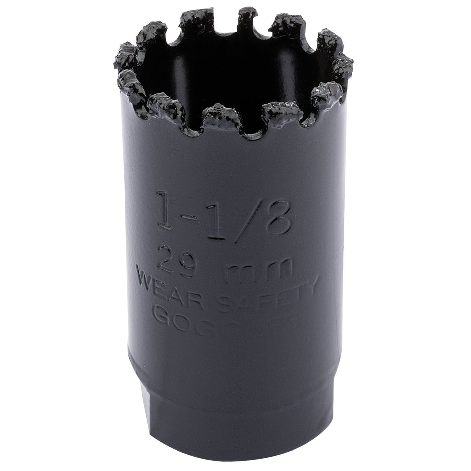 DRAPER Expert 29mm Tungsten Carbide Grit Hole Saw: Model No.TCGHSP