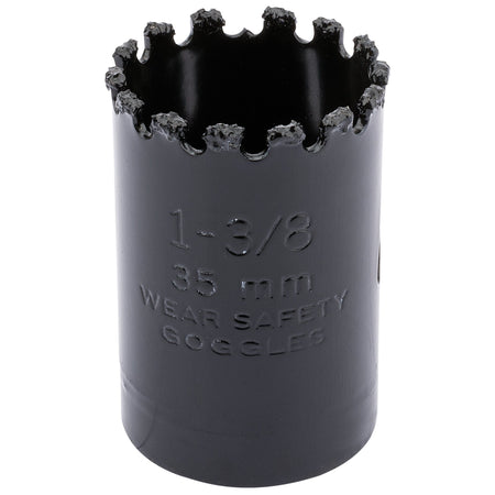 DRAPER Expert 35mm Tungsten Carbide Grit Hole Saw: Model No.TCGHSP