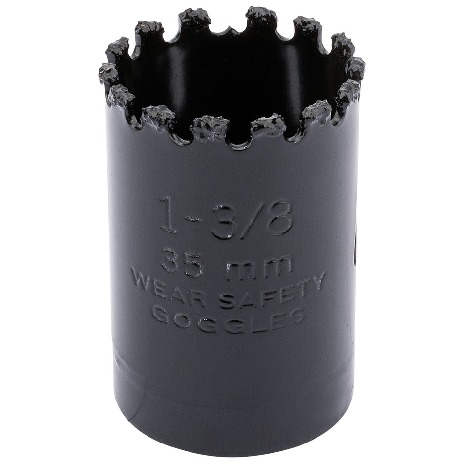 DRAPER Expert 35mm Tungsten Carbide Grit Hole Saw: Model No.TCGHSP