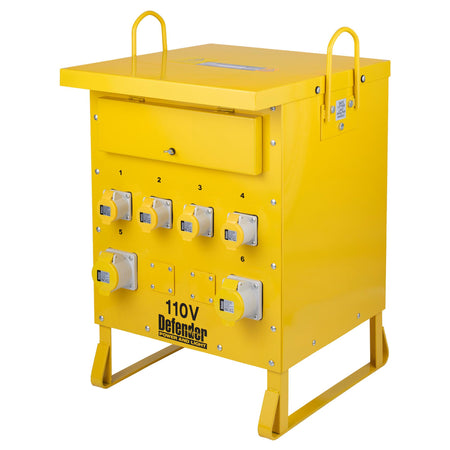 Defender ZE210027 110V 10kVA 3-Phase Transformer, 16A/32A