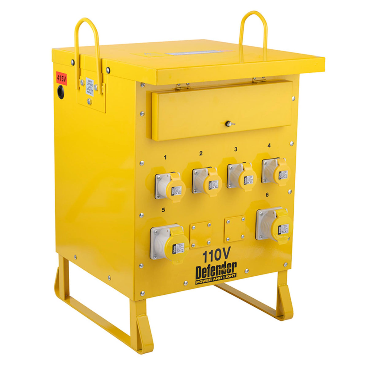 Defender ZE210027 110V 10kVA 3-Phase Transformer, 16A/32A