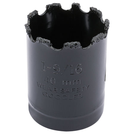 DRAPER Expert 40mm Tungsten Carbide Grit Hole Saw: Model No.TCGHSP