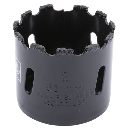DRAPER Expert 51mm Tungsten Carbide Grit Hole Saw: Model No.TCGHSP