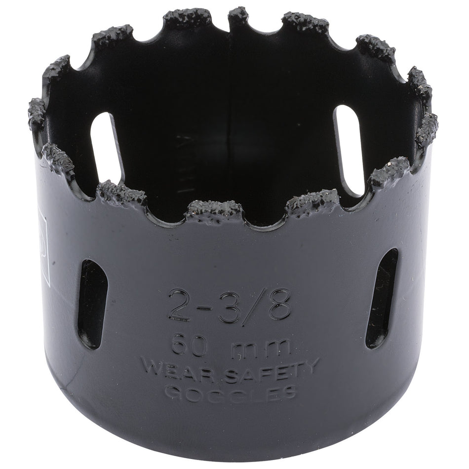 DRAPER Expert 60mm Tungsten Carbide Grit Hole Saw: Model No.TCGHSP