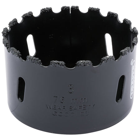 DRAPER Expert 76mm Tungsten Carbide Grit Hole Saw: Model No.TCGHSP