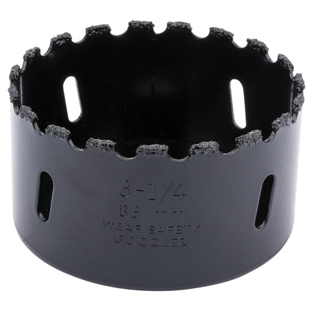 DRAPER Expert 83mm Tungsten Carbide Grit Hole Saw: Model No.TCGHSP