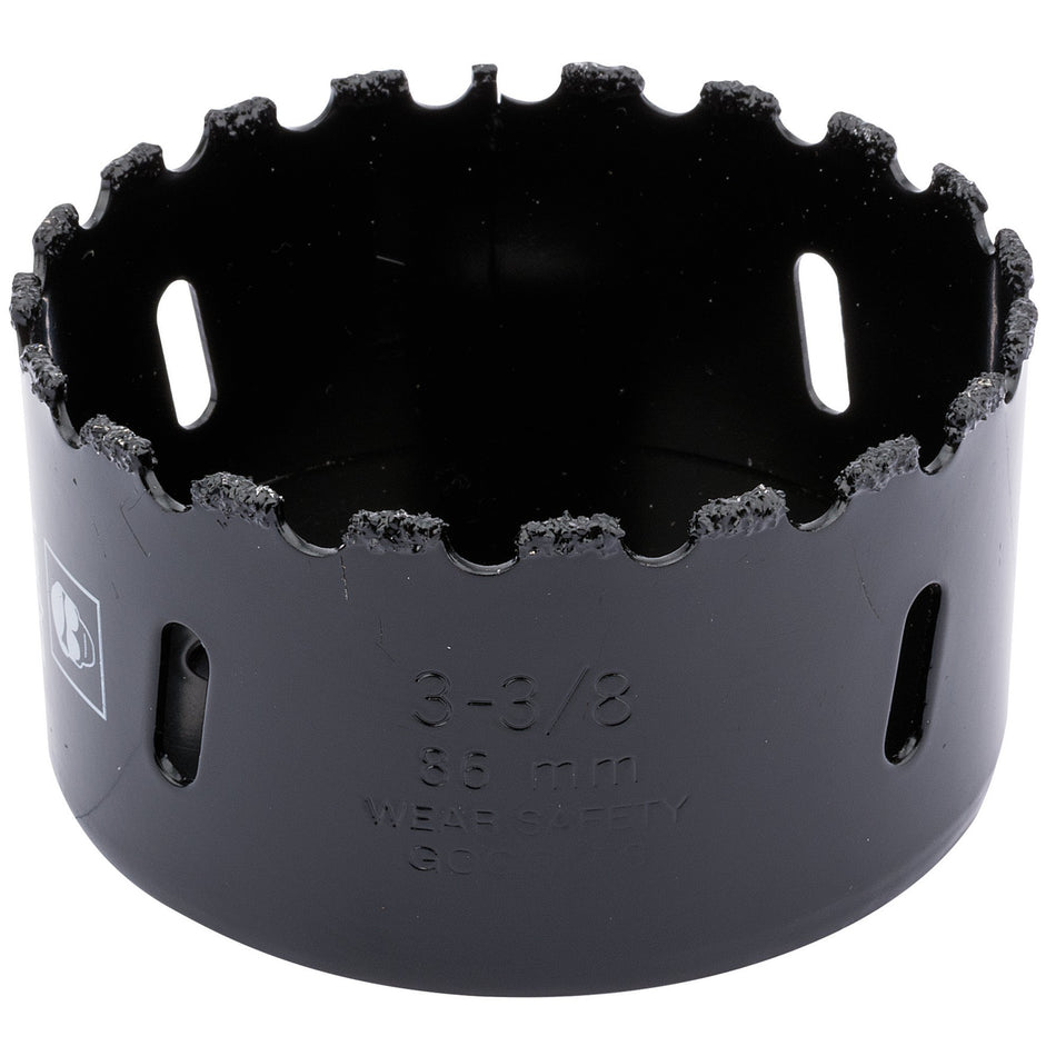 DRAPER Expert 86mm Tungsten Carbide Grit Hole Saw: Model No.TCGHSP