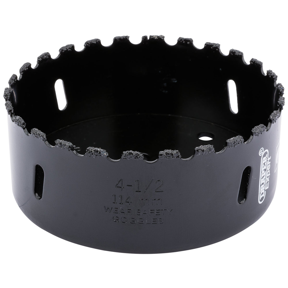 DRAPER Expert 114mm Tungsten Carbide Grit Hole Saw: Model No.TCGHSP