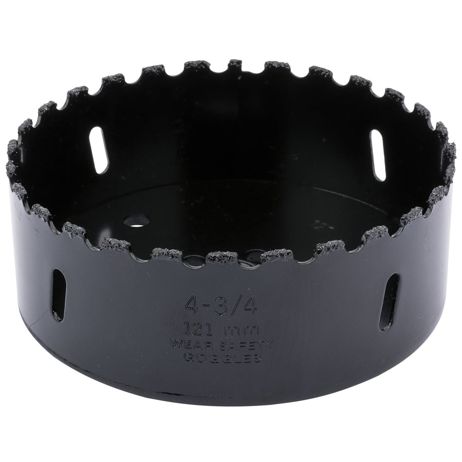 DRAPER Expert 121mm Tungsten Carbide Grit Hole Saw: Model No.TCGHSP