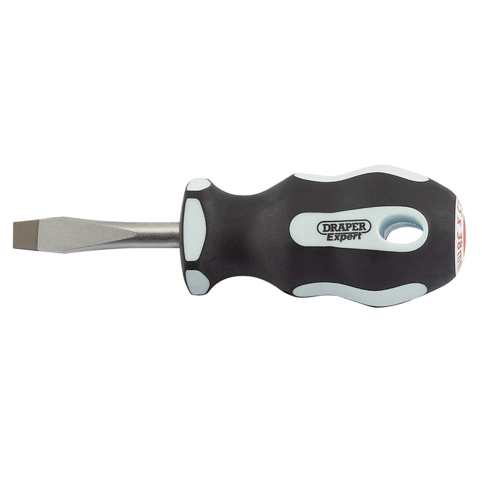 DRAPER Expert Plain Slot 6.5 x 38mm Soft Grip Screwdrivers: Model No.995