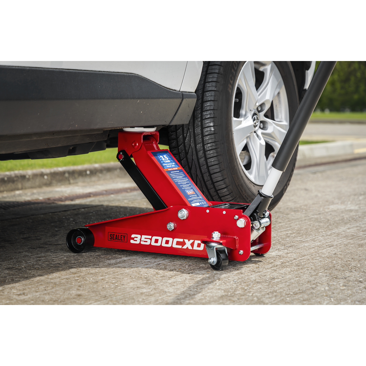 Sealey Trolley Jack with Super Rocket Lift 3.5 Tonne Model No-3500CXD