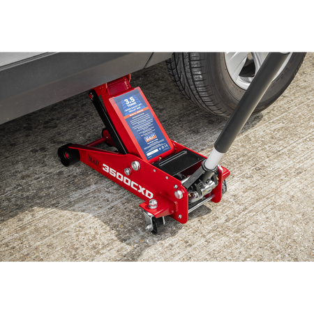 Sealey Trolley Jack with Super Rocket Lift 3.5 Tonne Model No-3500CXD