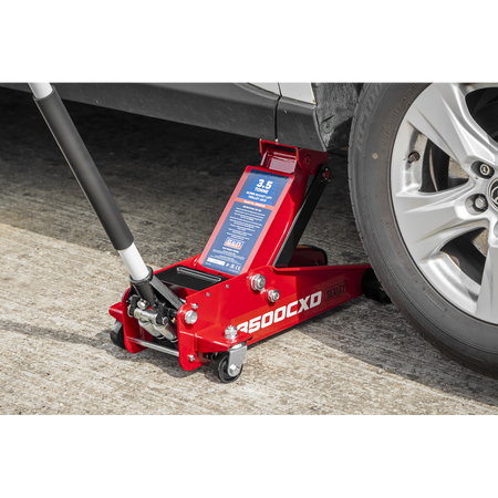 Sealey Trolley Jack with Super Rocket Lift 3.5 Tonne Model No-3500CXD