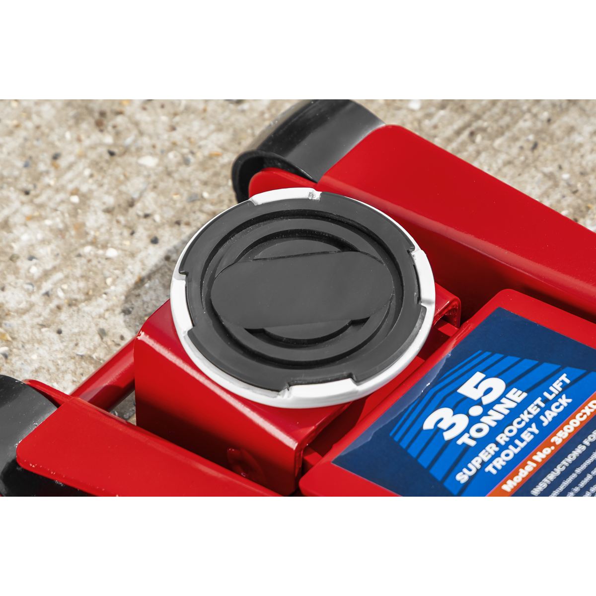 Sealey Trolley Jack with Super Rocket Lift 3.5 Tonne Model No-3500CXD