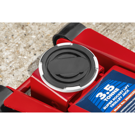 Sealey Trolley Jack with Super Rocket Lift 3.5 Tonne Model No-3500CXD
