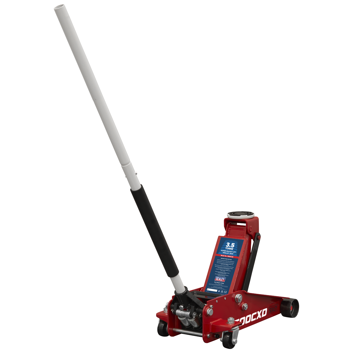 Sealey Trolley Jack with Super Rocket Lift 3.5 Tonne Model No-3500CXD
