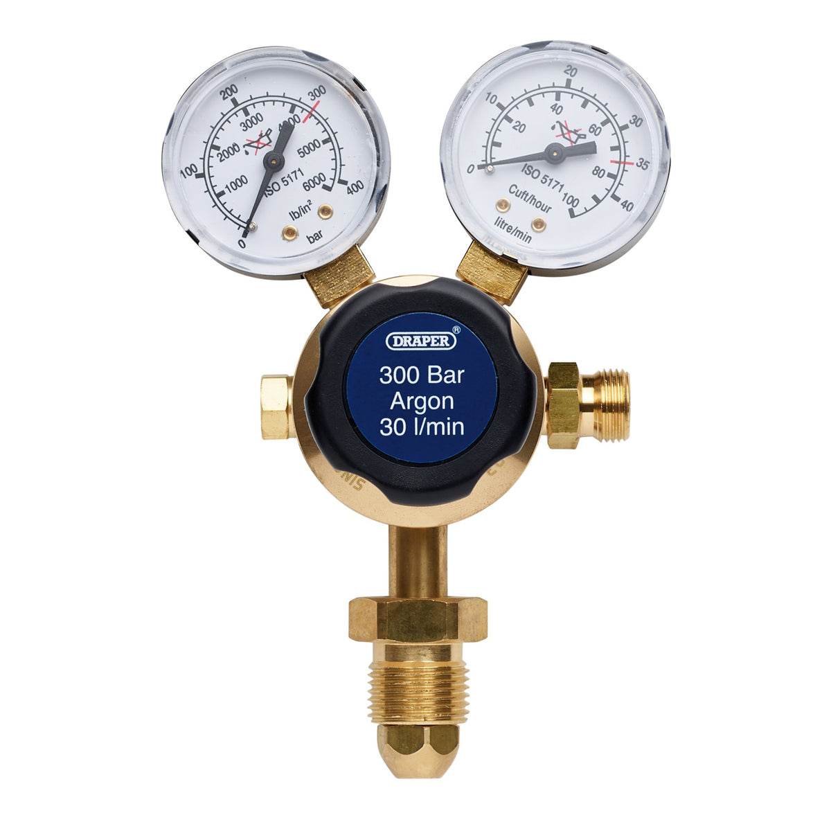 DRAPER 300 Bar Argon Regulator: Model No.W703