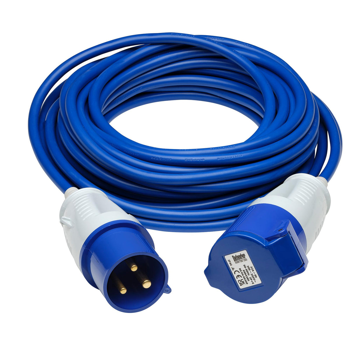 Defender E85237 230V Arctic Extension Lead, Blue, 2.5mm², 32A, 14m