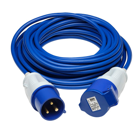 Defender E85237 230V Arctic Extension Lead, Blue, 2.5mm², 32A, 14m