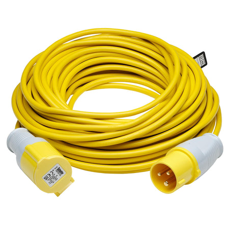 Defender E85230 110V Extension Lead, Yellow, 1.5mm², 16A, 25m