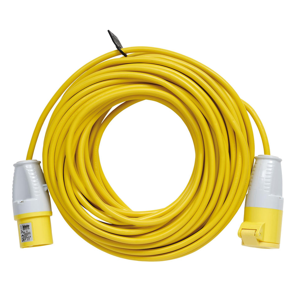 Defender E85230 110V Extension Lead, Yellow, 1.5mm², 16A, 25m