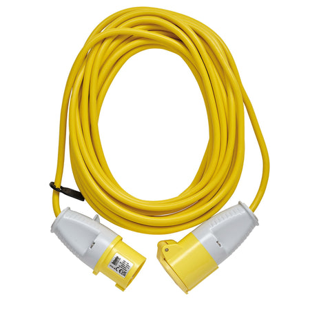 Defender E85118 110V Extension Lead, Yellow, 1.5mm², 16A, 10m