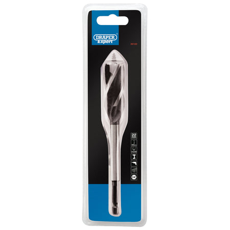 DRAPER Expert 4 Fluted 22 x 165mm 'Vortex' Auger Bits: Model No.AB4F