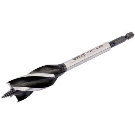 DRAPER Expert 4 Fluted 22 x 165mm 'Vortex' Auger Bits: Model No.AB4F