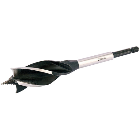 DRAPER Expert 4 Fluted 25 x 165mm 'Vortex' Auger Bits: Model No.AB4F
