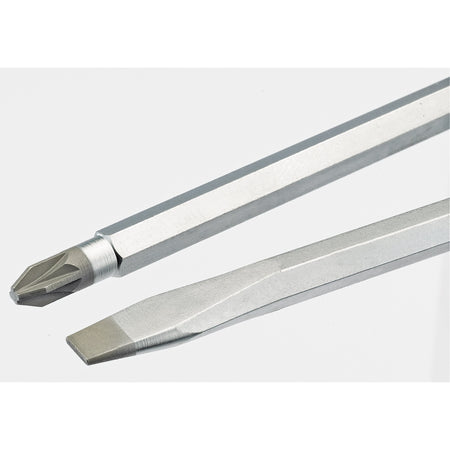 DRAPER Expert 'Pound Thru' Plain Slot 6.5 x 100mm Soft Grip Screwdrivers: Model No.996/PT