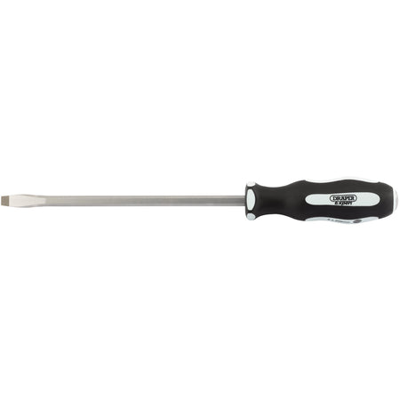 DRAPER Expert 'Pound Thru' Plain Slot 8 x 200mm Soft Grip Screwdrivers: Model No.996/PT
