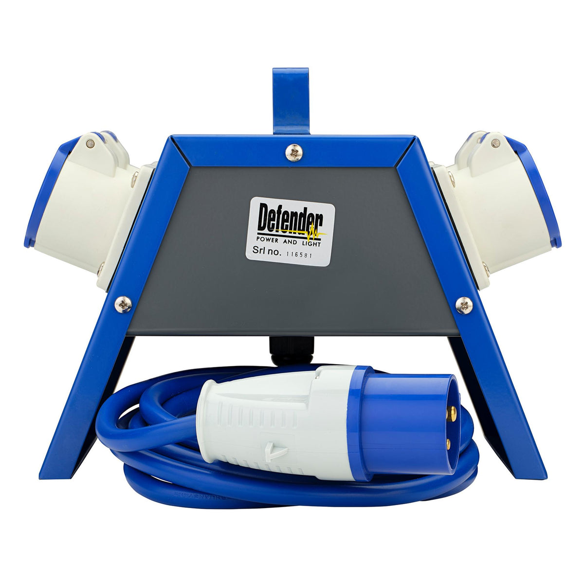 Defender E13112 230V Splitter Box, 4 x 16A