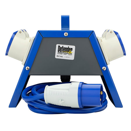 Defender E13112 230V Splitter Box, 4 x 16A