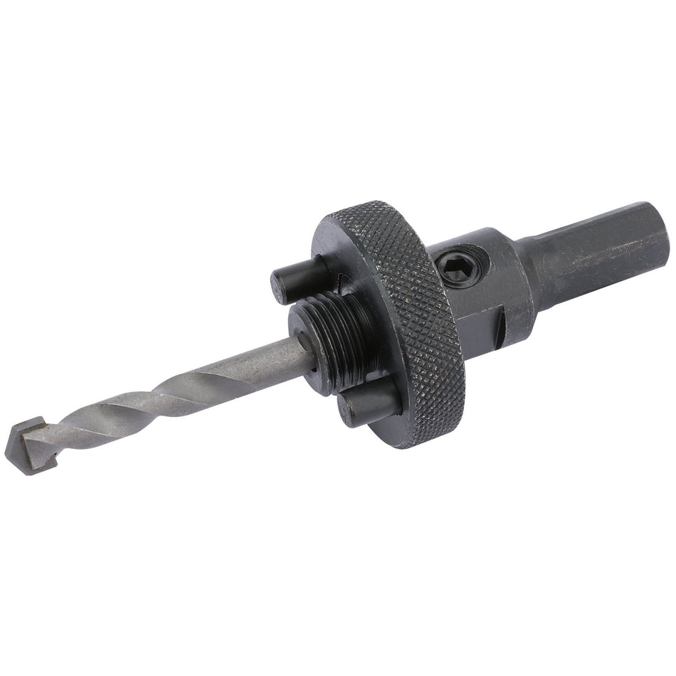 DRAPER Expert 7/16in. Carbide Grit Arbor for 32-150mm Hole Saws: Model No.HSA7