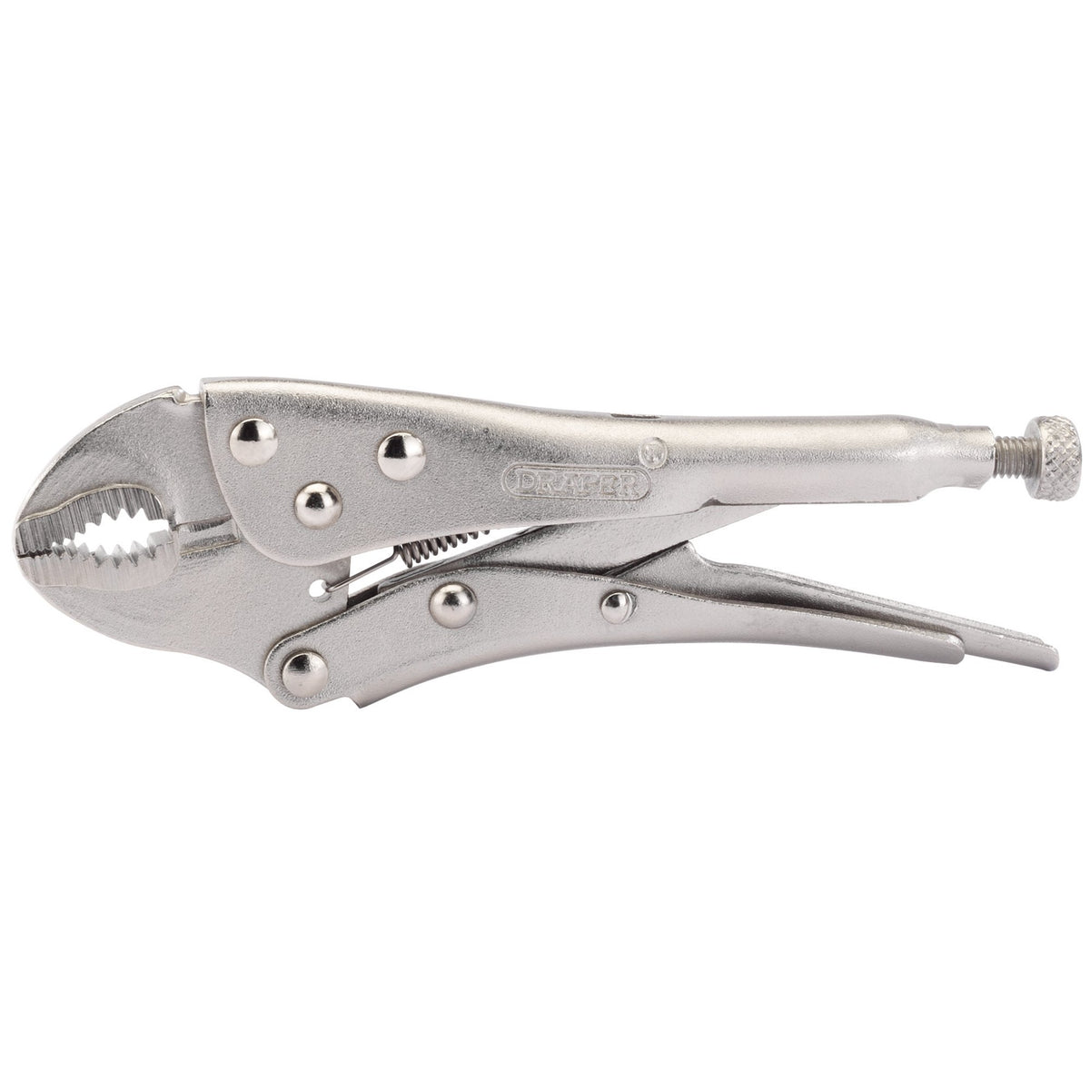 DRAPER 140mm Curved Jaw Self Grip Pliers: Model No.9006A