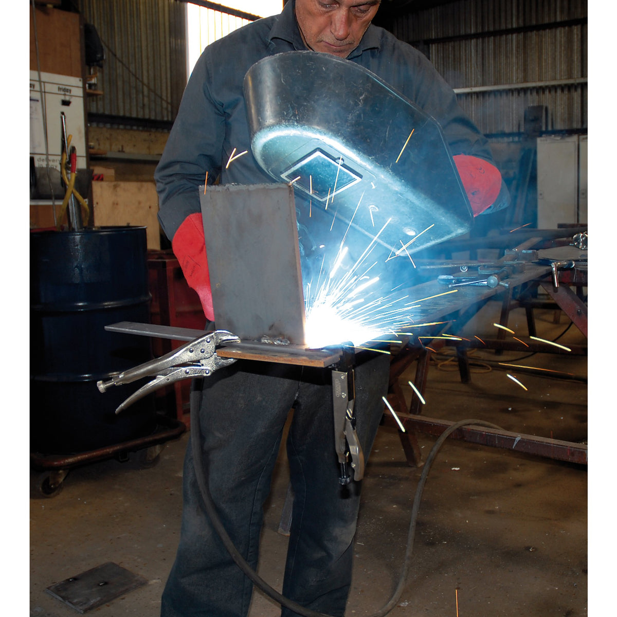 DRAPER 140mm Curved Jaw Self Grip Pliers: Model No.9006A