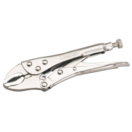 DRAPER 190mm Curved Jaw Self Grip Pliers: Model No.9006A
