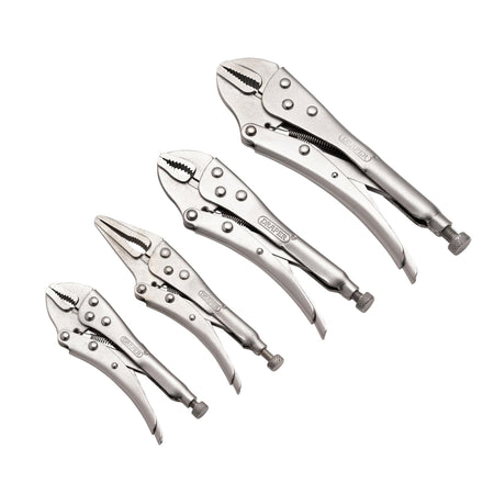 DRAPER 4 Piece Self Grip Pliers Set: Model No.9006/4