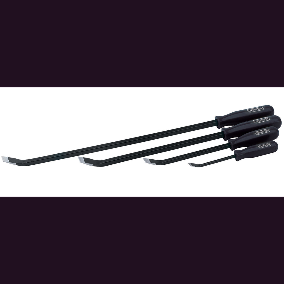 DRAPER 4 Piece Pry Bar Set: Model No.PB/SET
