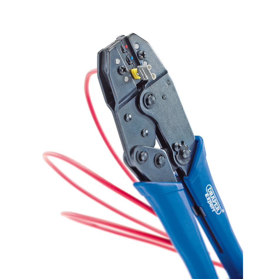 DRAPER Expert 220mm Ratchet Action Terminal Crimping Tool: Model No.RCT