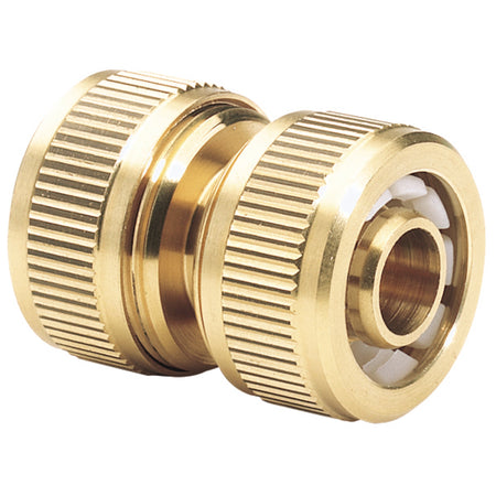 DRAPER Expert Brass 1/2in. Hose Repair Connector: Model No.GWB4/H