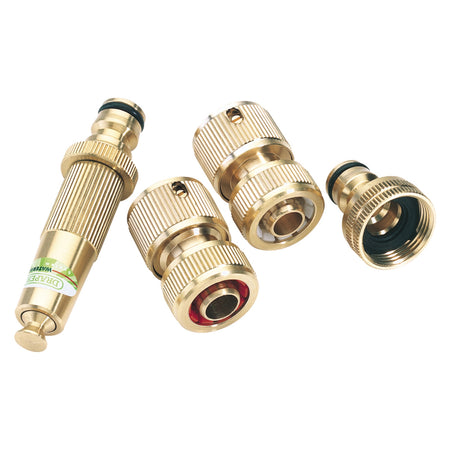 DRAPER Expert Brass 4 piece Watering Accessory Set: Model No.GWB9/H