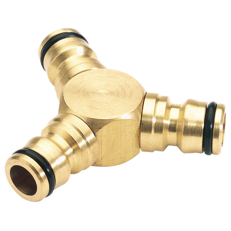 DRAPER Expert Brass 3 Way Connector: Model No.GWB7/H