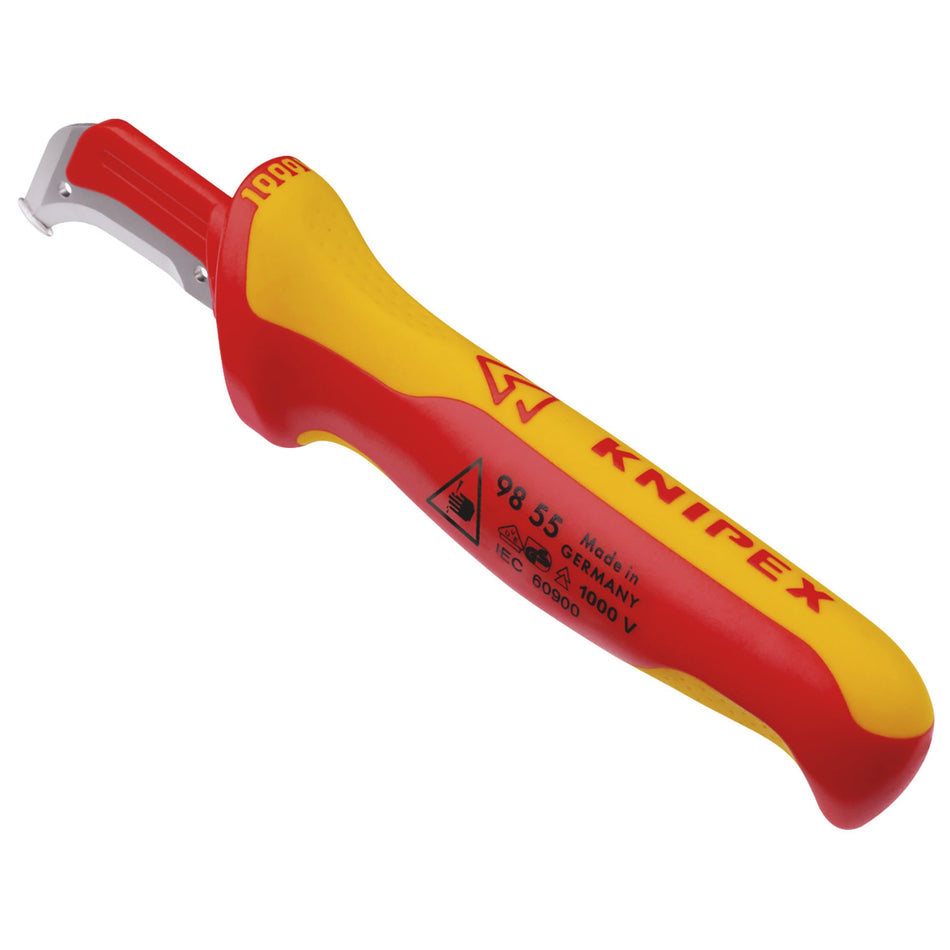 Knipex 155mm Fully Insulated Cable Dismantling Knife : Model No.98 55