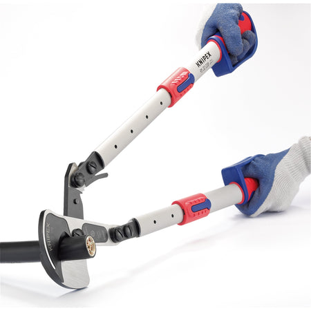 Knipex Ratchet Action Telescopic Cable Shears : Model No.95 32 038