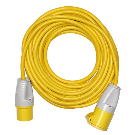 Defender E85121 110V Extension Lead Yellow 2.5mm², 16A, 14m