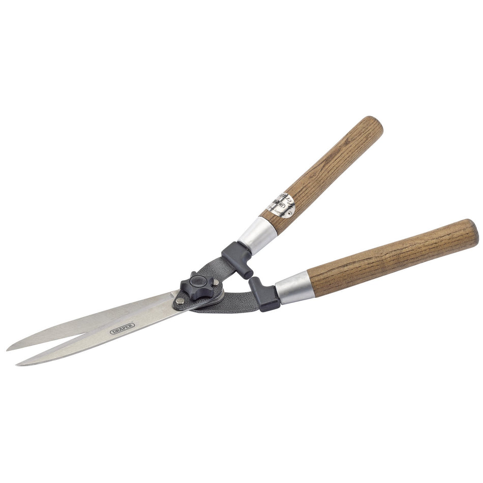 DRAPER Heritage Range 230mm Garden Shears with Straight Edges and FSC Certified Ash Handles: Model No.G1805G/HER/FSC