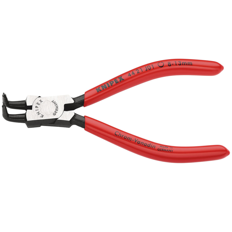 Knipex 8mm - 13mm J01 90 deg Bent Internal Circlip Pliers: Model No. 44 21 J01