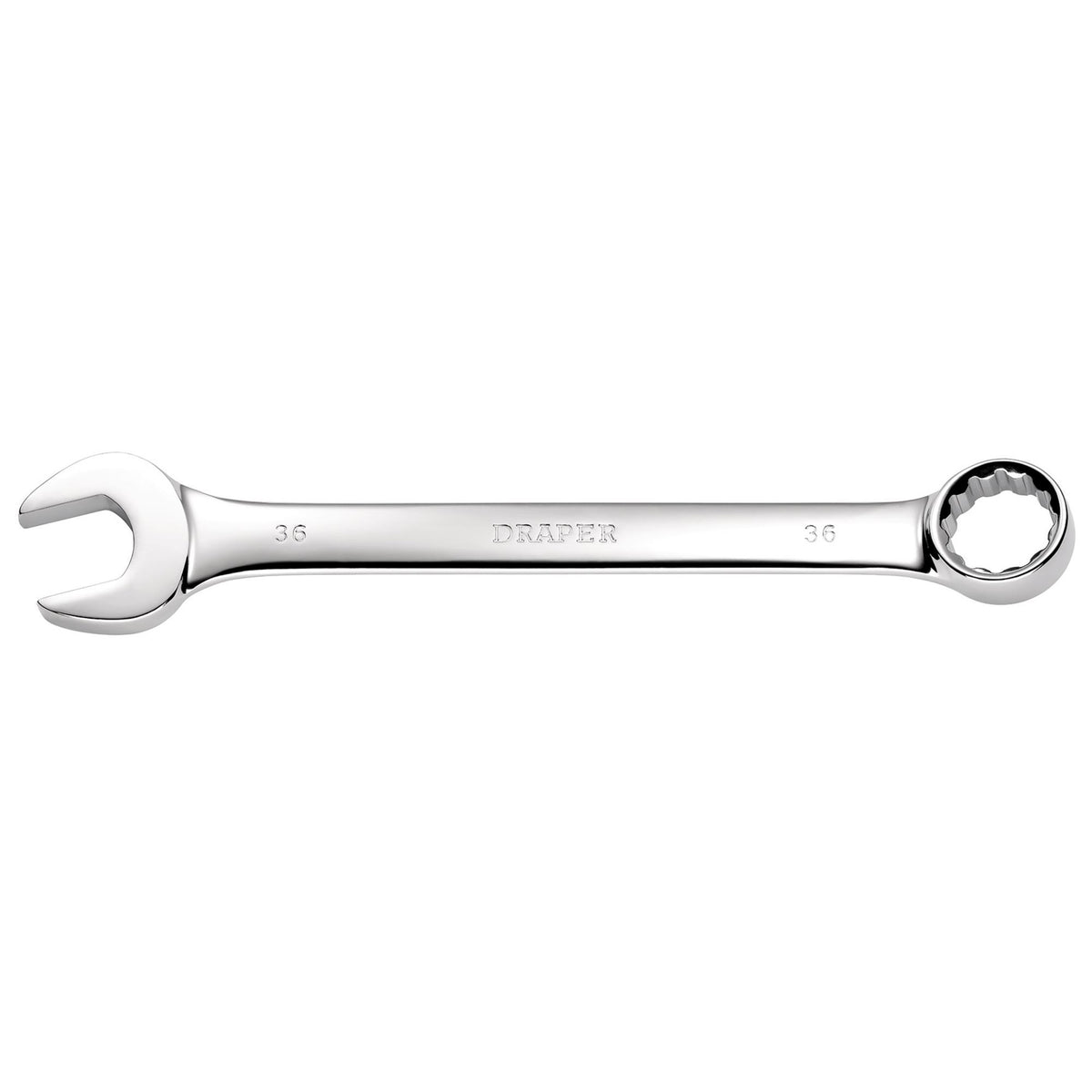 DRAPER 36mm Heavy Duty Long Pattern Metric Combination Spanner: Model No.8220 MM